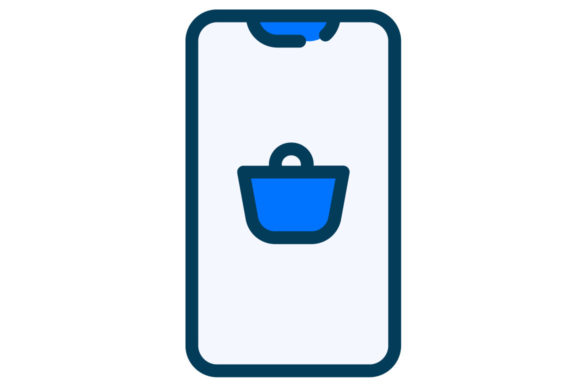 A Close Look at the Online Shopping 2 Icon Filled Line