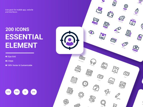 A Crafter's Honest Review of the Essential Element Icon Pack Graphics
