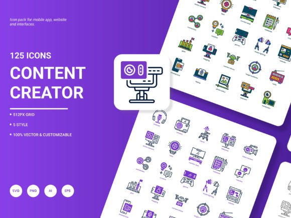 A Designer's Review of the Content Creator Icon Pack