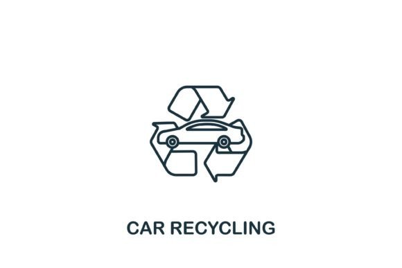 A Graphic Designer's Take on the Car Recycling Icon
