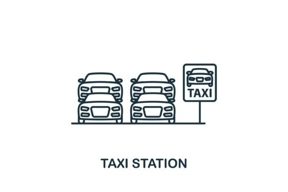 A Practical Review of Taxi Station Graphics and Icons