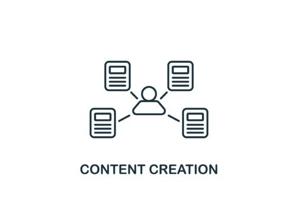 A Simple Content Creation Icon for Professional Branding