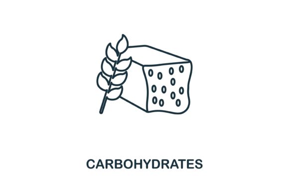 Reviewing the Carbohydrates Icon for Branding & Visual Content