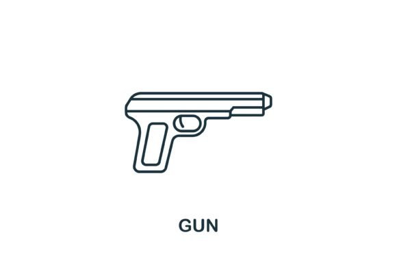 Reviewing the Gun Icon as a Commercial Graphic Design Asset