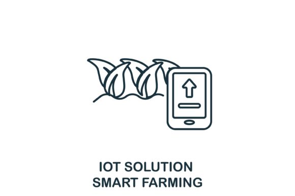 Smart Farming Icon: A Versatile Graphics Asset
