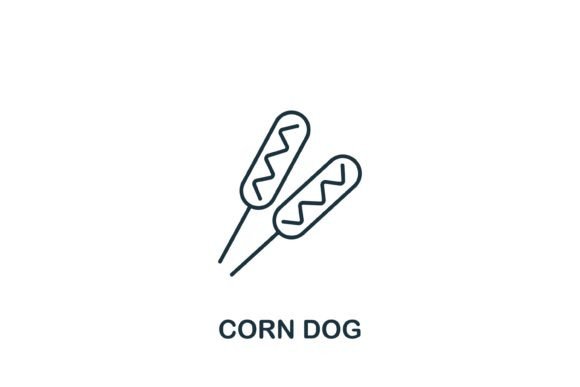 The Corn Dog Icon as a Crafting and Graphics Asset